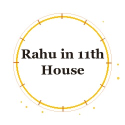 Rahu in 11th House